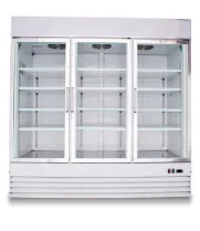 Glass Door Reach In Freezers