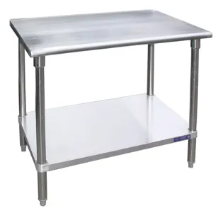 Work Tables with Galvanized Undershelf