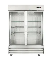 Glass Door Reach In Refrigerators