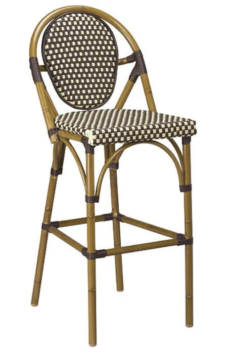 G & A Seating 908B - Aluminum Bamboo Bar Stool (12 per Case) 