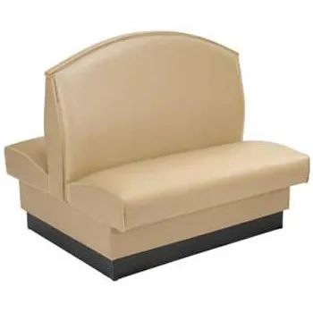 American Tables and Seating AD-42F - Fan Back Upholstered Double Booth 