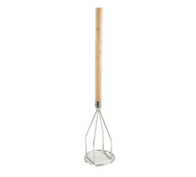 Winco Round Potato Masher 5" x 24-1/2" [PTM-24R]