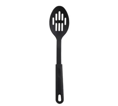 Winco NC-SL2 - Black Nylon Slotted Spatula 