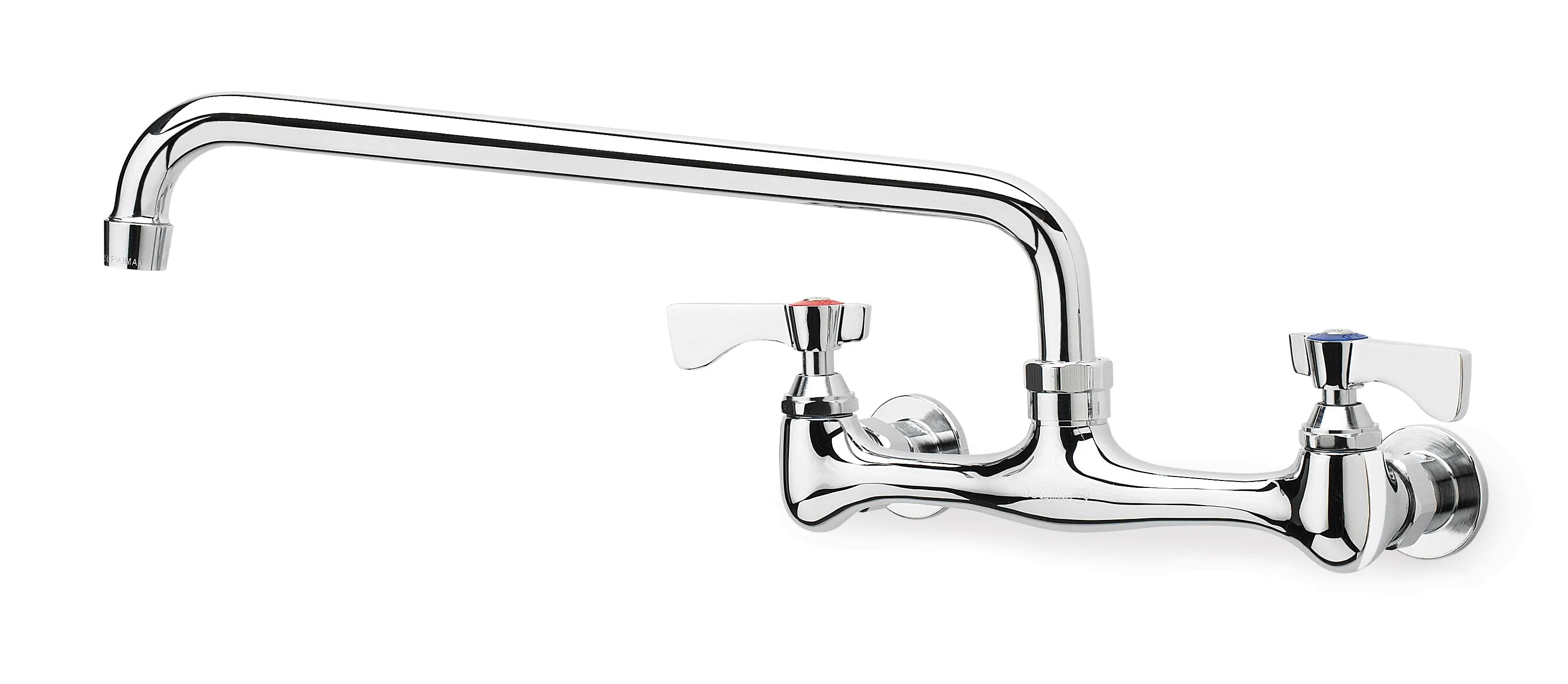 Krowne 12-806L - Commercial Series 8" Center Wall Mount Faucet - 6" Spout 