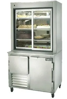 Leader PC60 - 60" Dessert Display Case with Refrigerated Storage