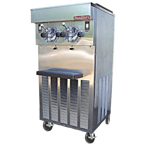 SaniServ 824 - 20 Qt. - Floor Model - Twin Soft Serve & Shake Freezer