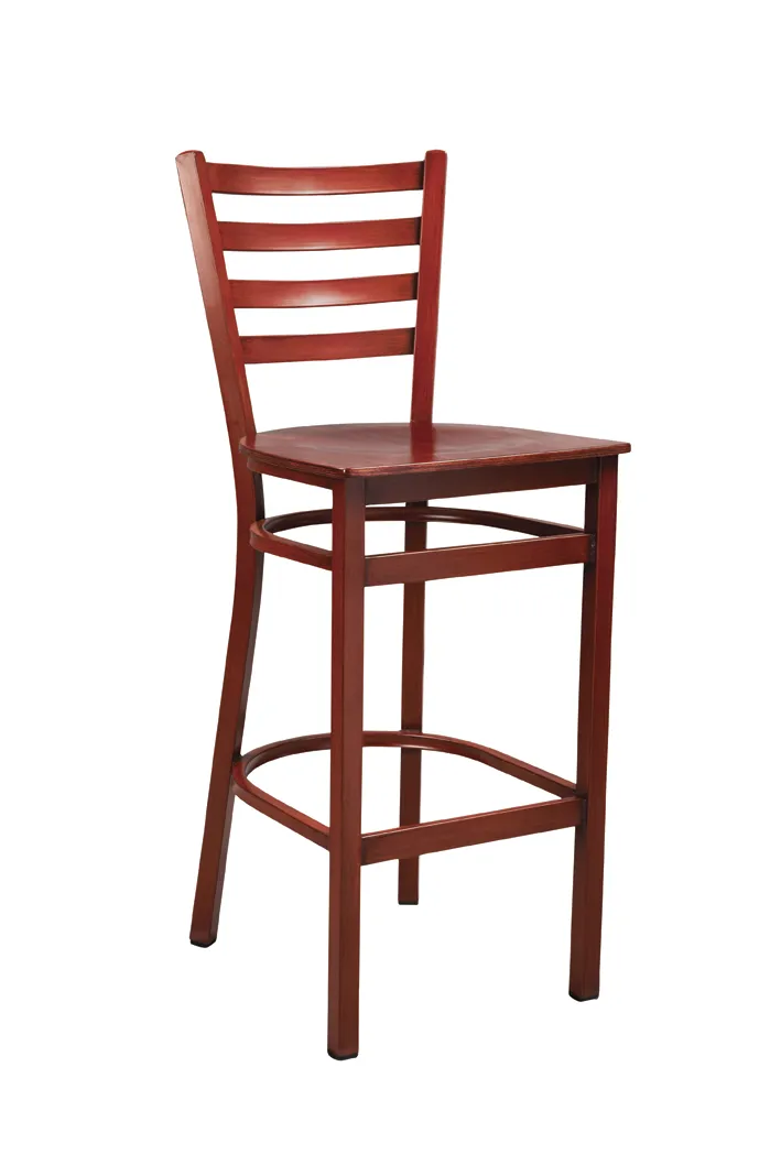 G & A Seating 613M - Metal Ladderback Bar Stool (12 per Case) 