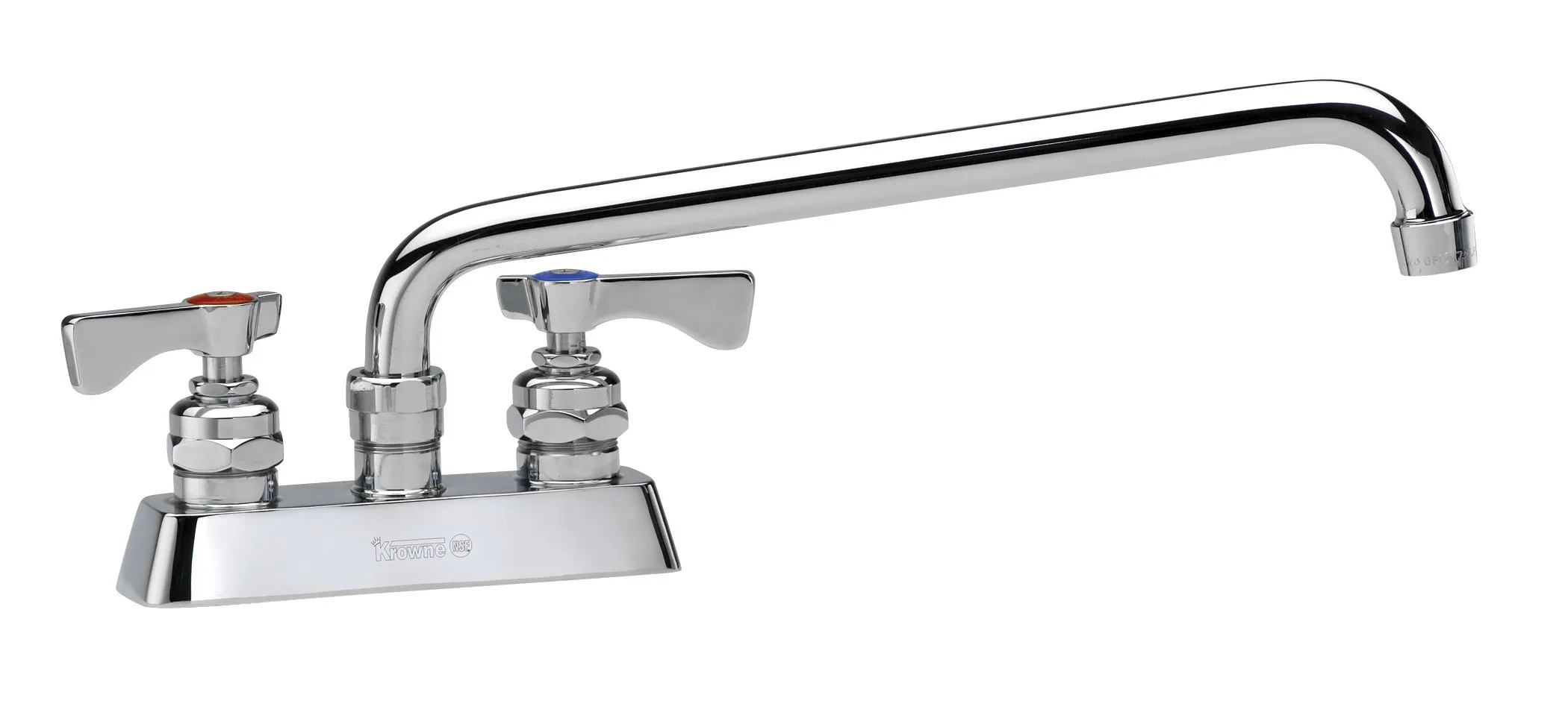 Krowne 15-306L - Royal Series 4" Center Deck Mount Faucet - 6" Spout 