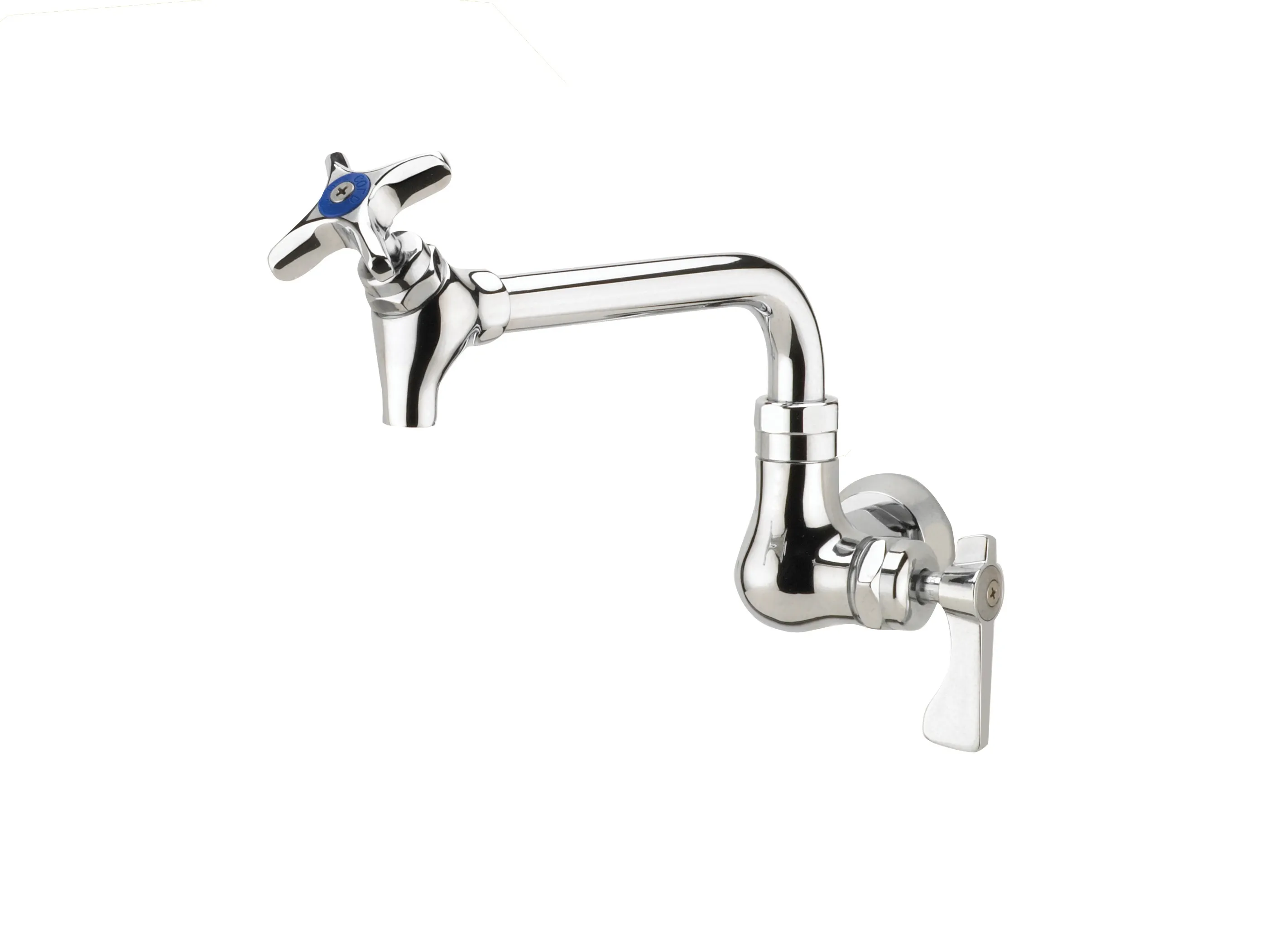 Krowne 16178L - Royal Series Wall Mount Pot Filler Faucet, 6" Spout - Low Lead