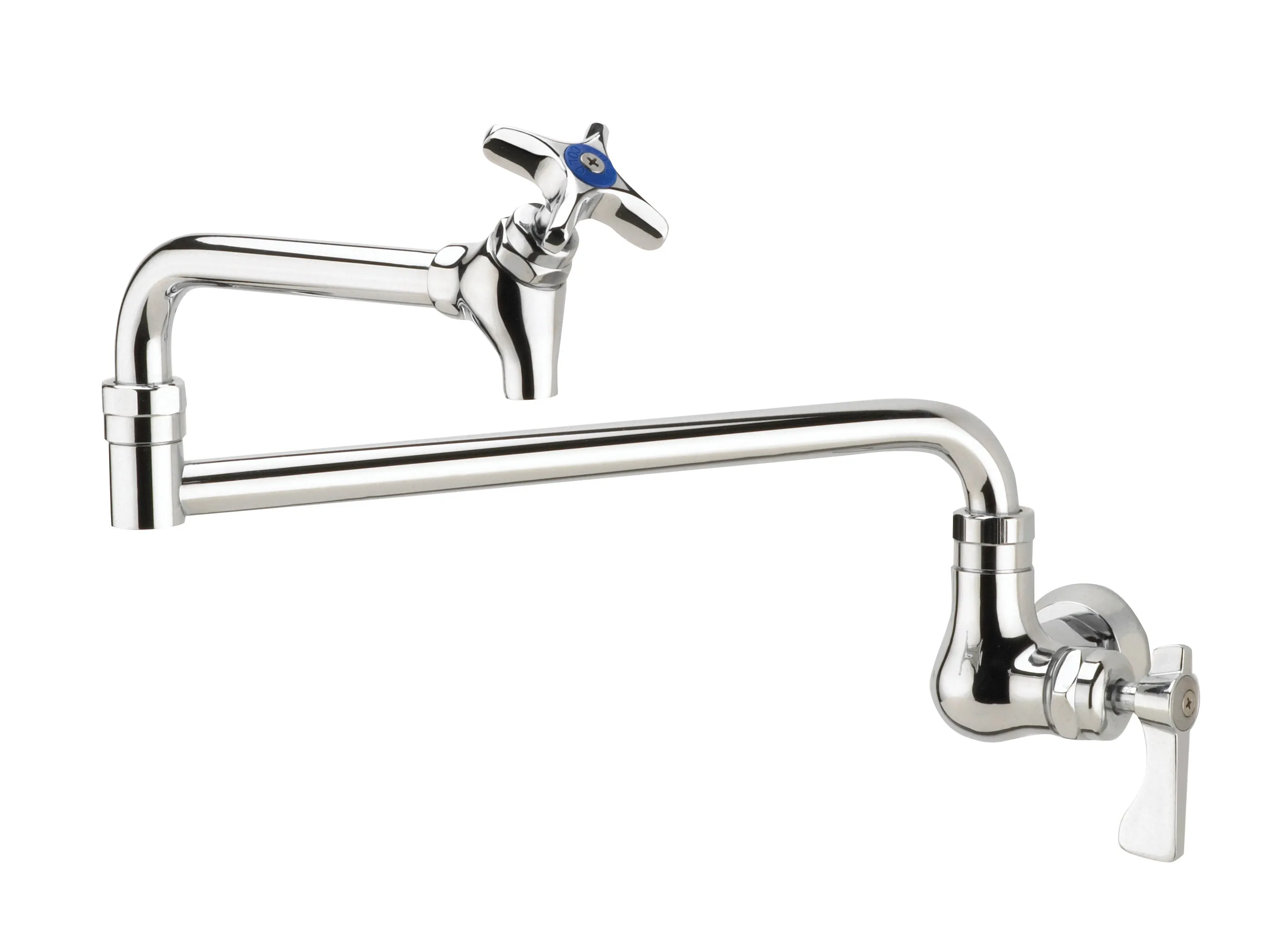 Krowne 16179L - Royal Series Wall Mount Pot Filler Faucet, 12" Jointed Spout - Low Lead