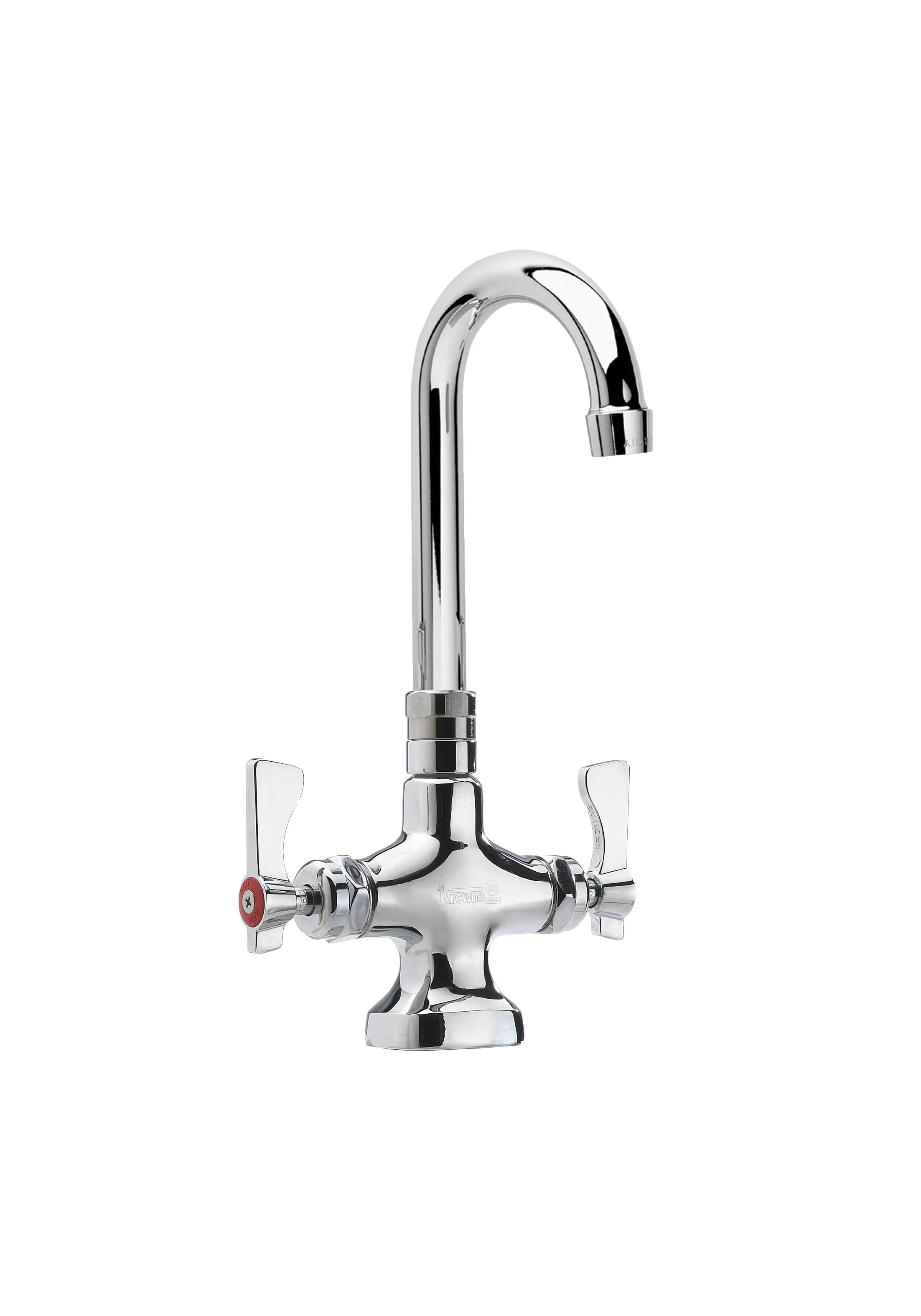 Krowne 16301L - Royal Series Single Deck Mount Pantry Faucet - 6" Gooseneck Spout - Low Lead