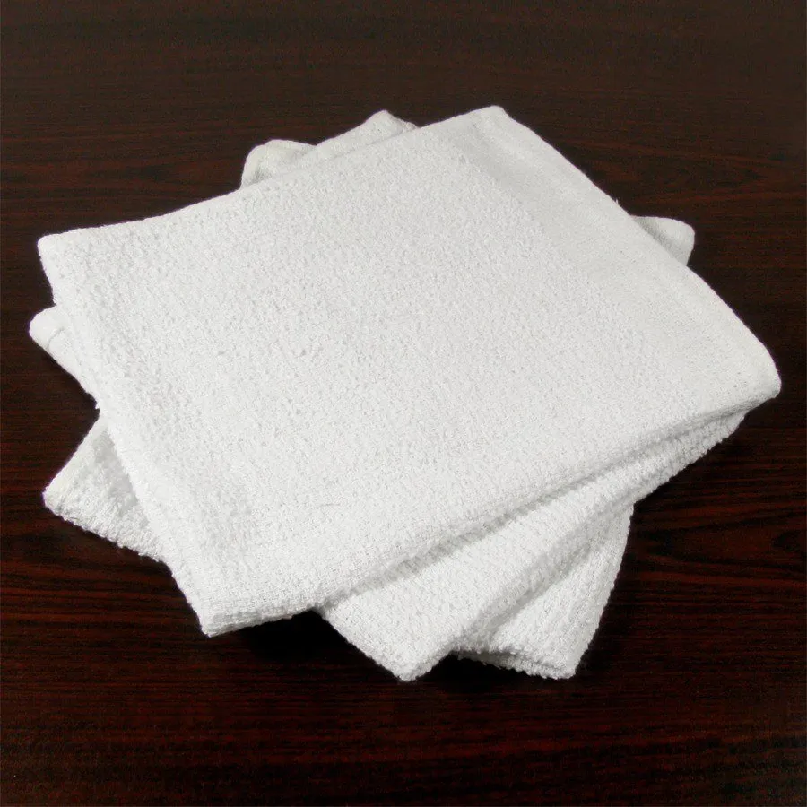 Universal 167700BRT24 - 16" x 19" Ribbed Terry Bar Towel 24 oz. 12 / Pack