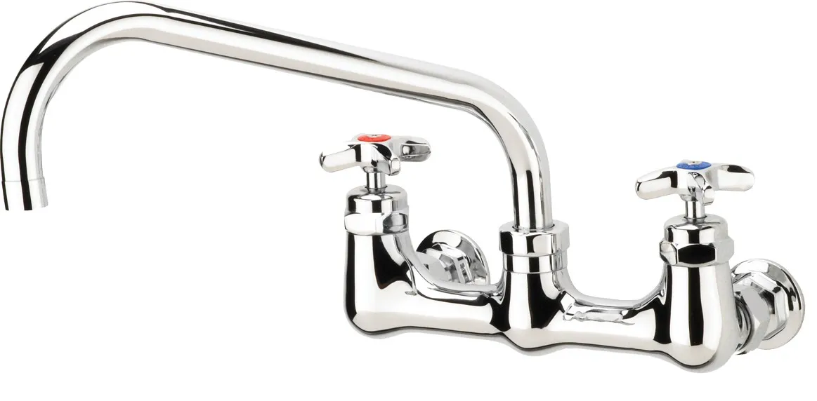 Krowne 18812 - Royal Series 3/4" Full Flow Wall Mount Faucet