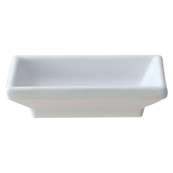 Thunder Group 19001WT - 3 3/4" X 2 1/2" SAUCE DISH - 2 OZ - Classic White