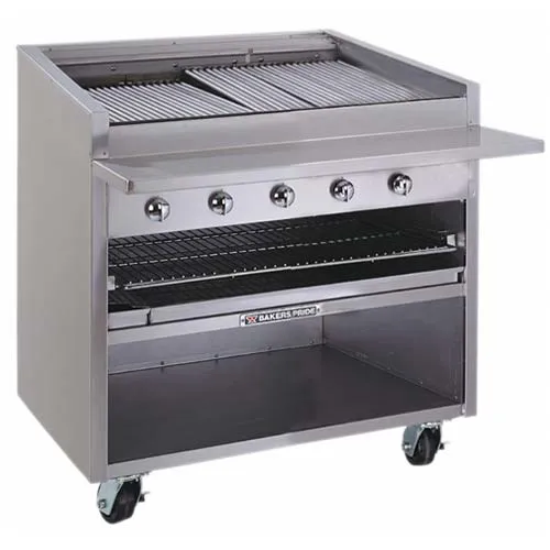 Bakers Pride F-36R - Gas Radiant Charbroiler with Cabinet 36" 