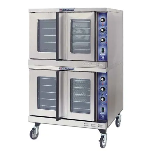 Bakers Pride GDCOE2 - Convection Oven - Double Stack, Gas or Electric 38" 