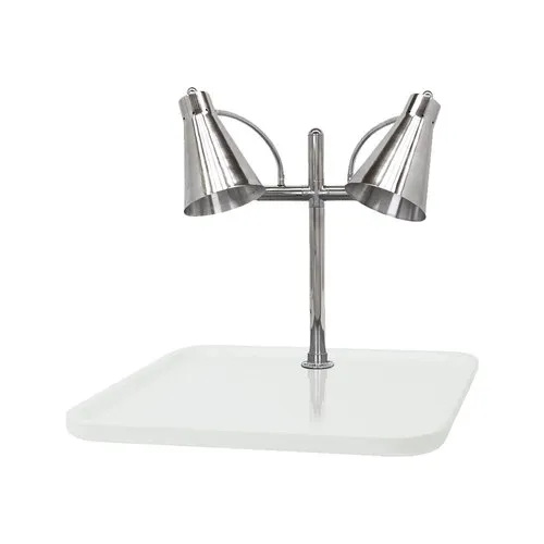 Buffet Enhancements - 010HFD-WG30RT - 30" Flex Dual Carving Station - White Granite Chefstone™ Rectangular Base