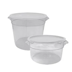 Update International SCR-6PC - 8.88" x 8" x 8.88" - Round Storage Container   