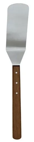 Update International WGT-20 - 21.25" x 0.75" x 2.88" - Stainless Steel Flexible Turner with Wood Handle   