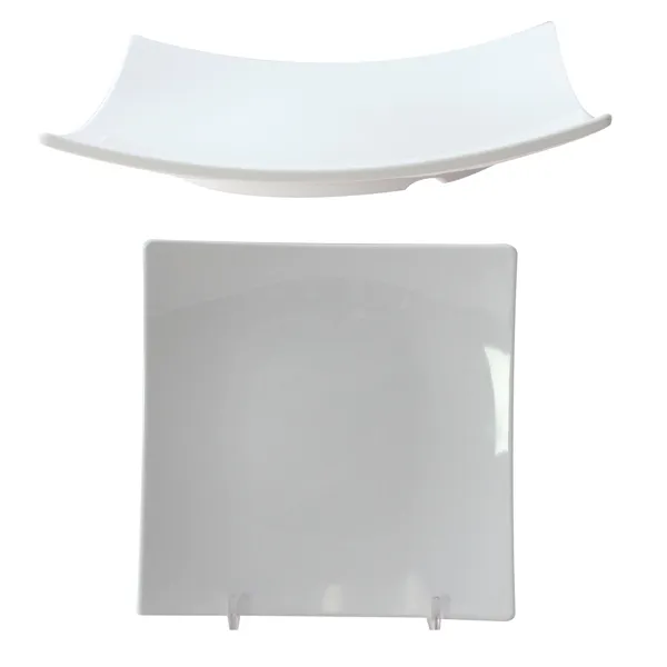 Thunder Group 24006WT - 6" FLARE PLATE - 1" DEEP - Classic White