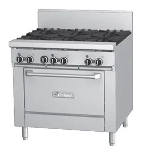 Garland GF36-6R - 6 Burner Gas Range - (1) Standard Oven