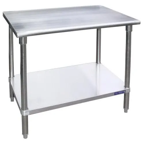 Universal SG2460 - 60" X 24" Stainless Steel Work Table W/ Galvanized Under Shelf