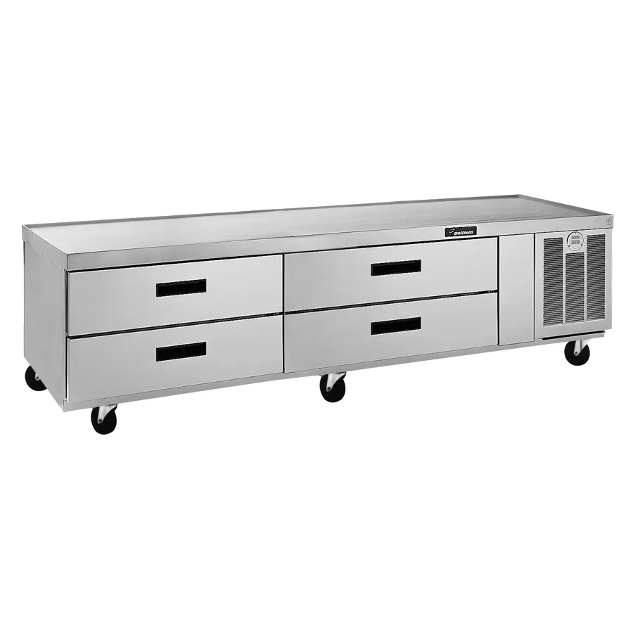 Delfield F2980C - 4 Drawer Refrigerated Chef Base - 80" 