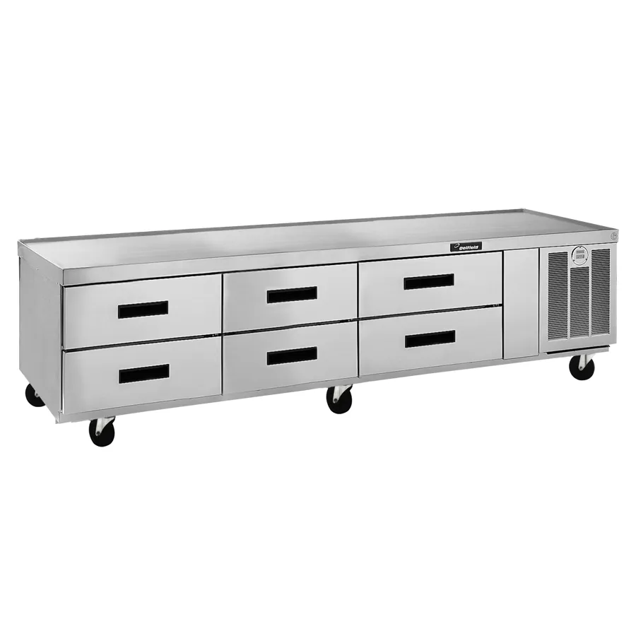 Delfield F2987C - 6 Drawer Refrigerated Chef Base - 87" 