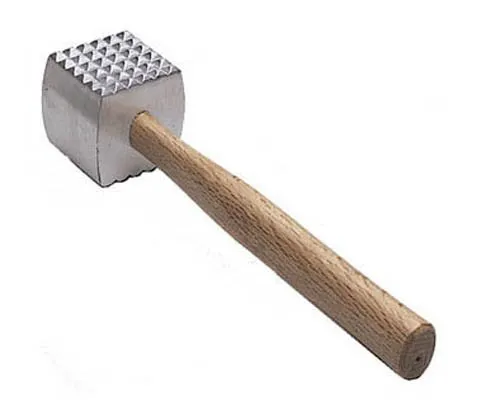 Update International MT-AL - Meat Tenderizer w/Wood Handle