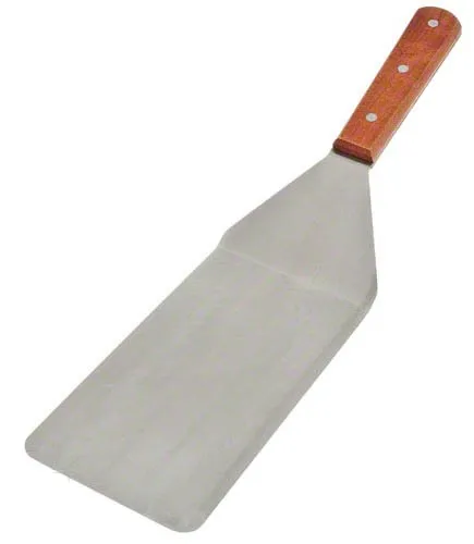 Update International WTSD-48 - 4" x 8" Wood Handle Turner w/Cutting Edge