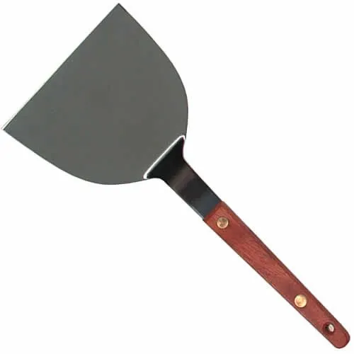 Update International WTYT-40 - 4" Wood Handle Teppanyaki Turner