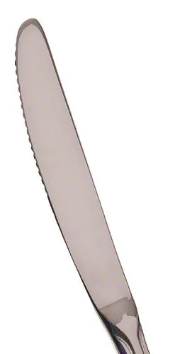 Update International RE-108 - 8.5" x 0.13" x 0.75" - Stainless Steel Regency Series Dinner Knife (12 per Case)   