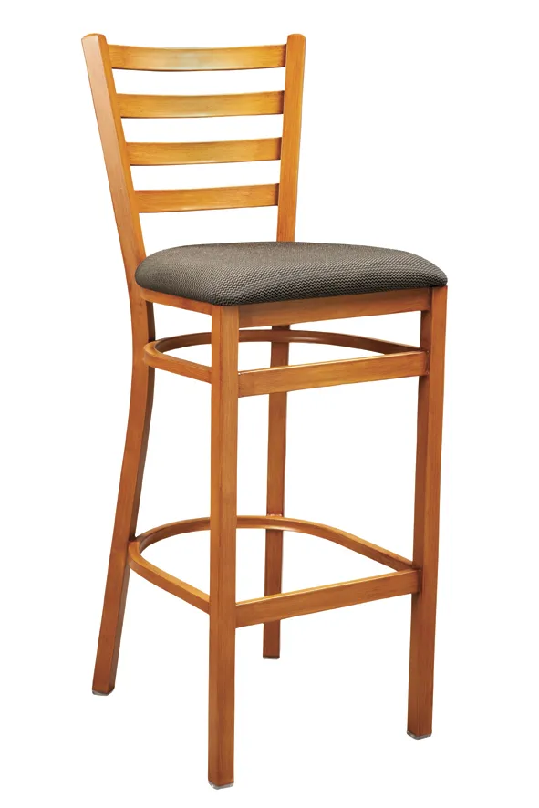 G & A Seating 613C - Metal Ladderback Bar Stool (12 per Case) 