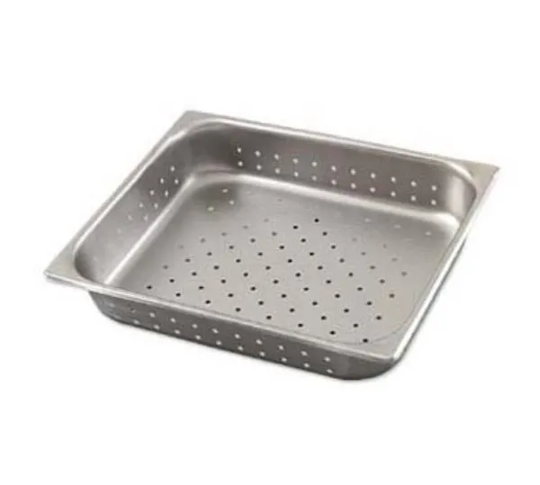 Update International NJP-504PF - 6.5" x 4" x 20.75" - Deep Perforated Steam Table Pan  