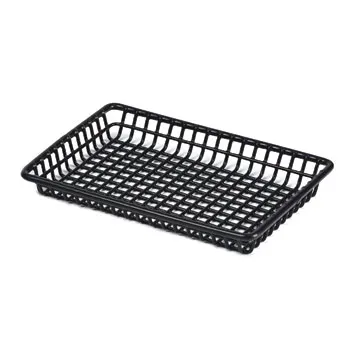 GET Enterprises - 4-35809 - Black PE-Coated 7" x 9" Grid Tray