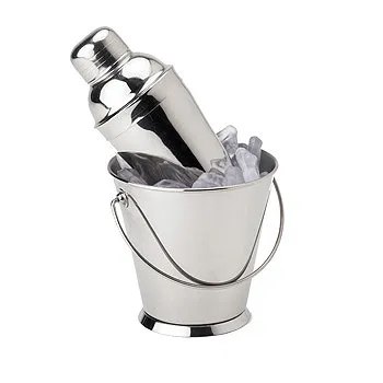 GET Enterprises - 4-80820 - 22oz Stainless Pail with 8oz Cocktail Shaker Set