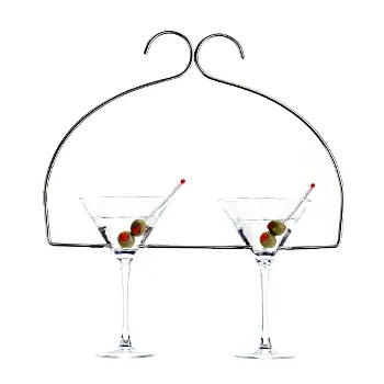 GET Enterprises - 4-9202 - Brushed Steel Martini Flight