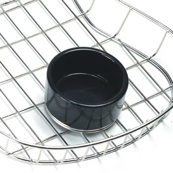 Clipper Mill - 4-CM0373B - 3 oz. Black Melamine Salsa Dish