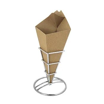 GET Enterprises - 4-TA-1040 - Brown Take Away Cones - Case of 1000