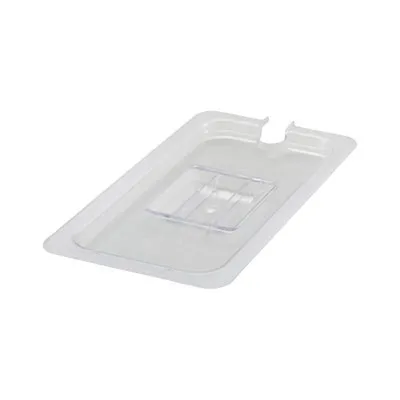 Winco Poly-Ware Slotted Food Pan Cover for Size 1/3 Size Pan [SP7300C]