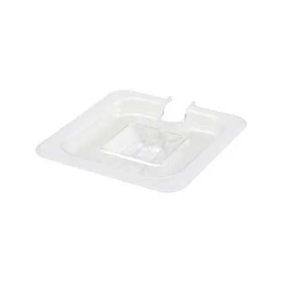 Winco Poly-Ware Slotted Food Pan Cover for Size 1/6 Size Pan [SP7600C]