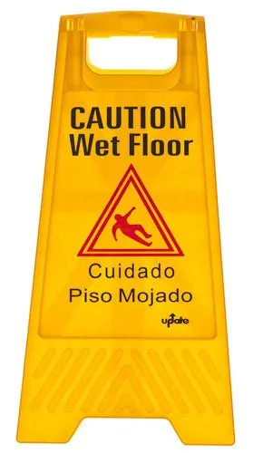 Update International WFS-25 - 24" x 12" Fold-Out Wet Floor Sign