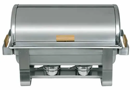 Update International RTC-8 - 25.5" x 0.13" x 14" - Heavy Duty Stainless Steel Roll Top   