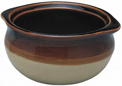 Update International SCK-10 - 5" x 2.5" x 5" - Ceramic Soup Crocks   