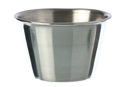 Update International SC-25 - 2.25" x 1.5" x 2.25" - Stainless Steel Sauce Cup  