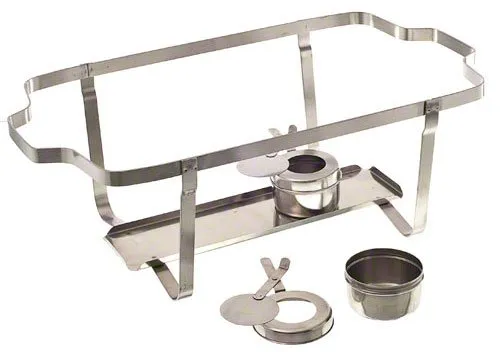 Update International SCC-19 - 8 Qt. - Stainless Steel Stackable Chafer with Steel Handle