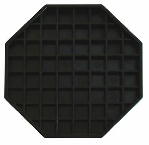 Update International DT-6X6 - Octagonal Plastic Drip Tray