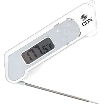 CDN TCT572-W - Proaccurate White Folding Thermocouple Thermometer 