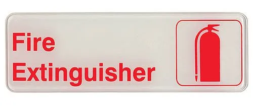 Update International S39-16RD - "Fire Extinguisher" Sign