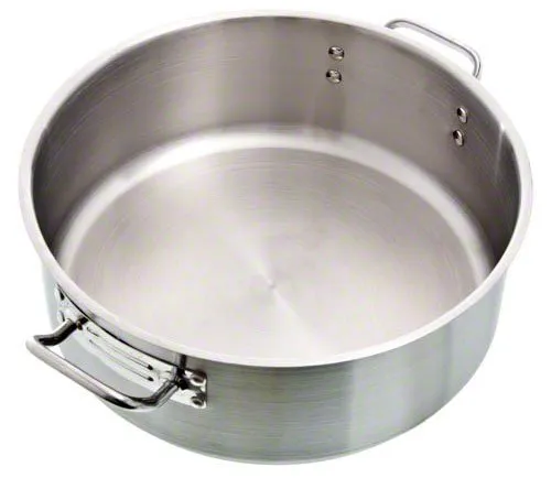 Update International SBR-20 - 20 Qt. - Stainless Steel Brazier with Cover